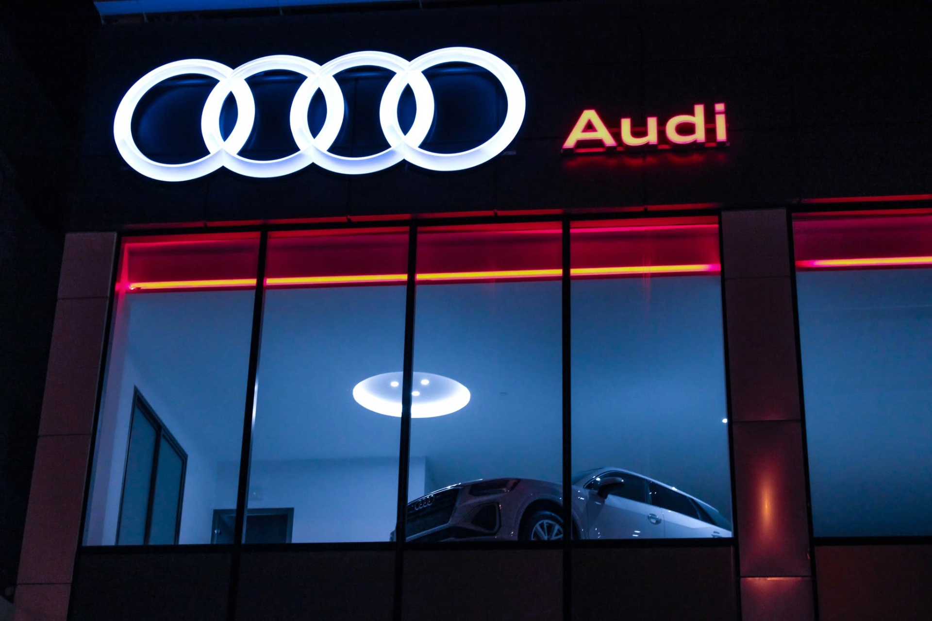 Showroom Audi — véhicules neufs Andalous Car Service